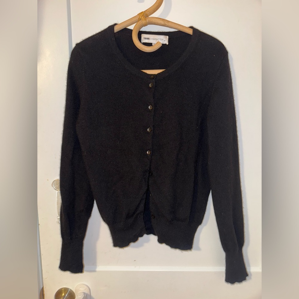 True character cashmere cardigan